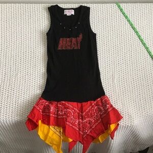 HEAT TANK DRESS WITH SEQUINS GIRLS SIZE LARGE
